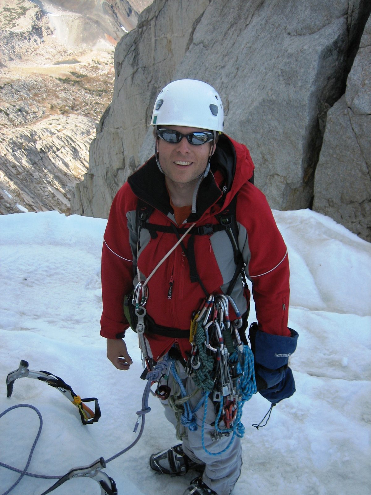 At the col.  